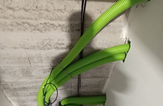 Bytový dům Řež - instalace podstropních jednotek a VZT rozvod Air Excelent