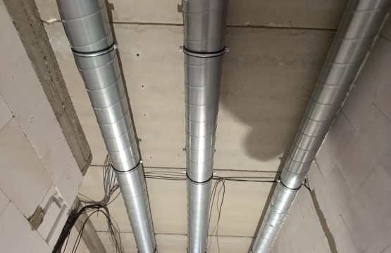 Realizace vzduchotechniky – ZŠ Bříství