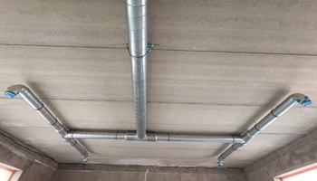 Realizace vzduchotechniky – ZŠ Bříství