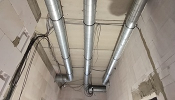 Realizace vzduchotechniky – ZŠ Bříství